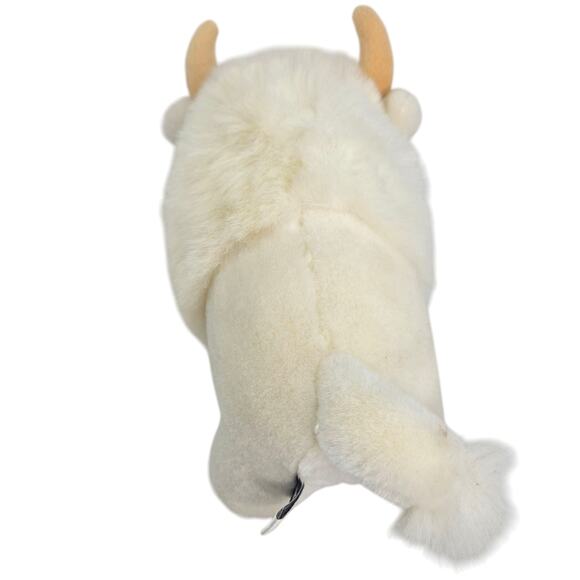 Giant Star Vintage White Buffalo Zoo Rare 1998 Stuffed Animal Plush Toy‎ 11" - Picture 5 of 7